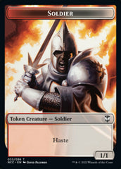 Soldier (33) // Devil Double-sided Token [Streets of New Capenna Commander Tokens] | Play N Trade Winnipeg
