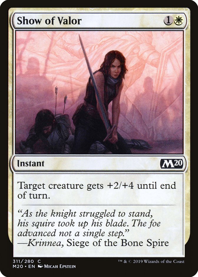 Show of Valor [Core Set 2020] | Play N Trade Winnipeg