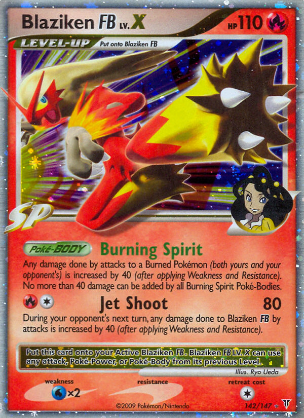 Blaziken FB LV.X (142/147) [Platinum: Supreme Victors] | Play N Trade Winnipeg