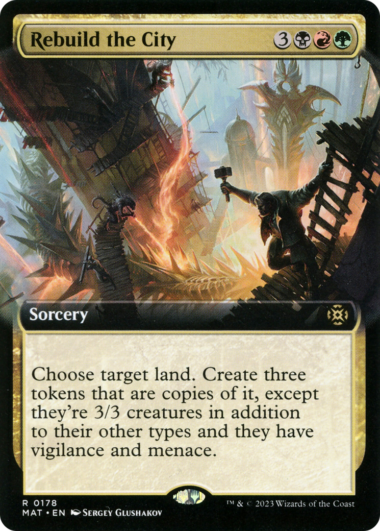 Rebuild the City (Extended Art) [March of the Machine: The Aftermath] | Play N Trade Winnipeg