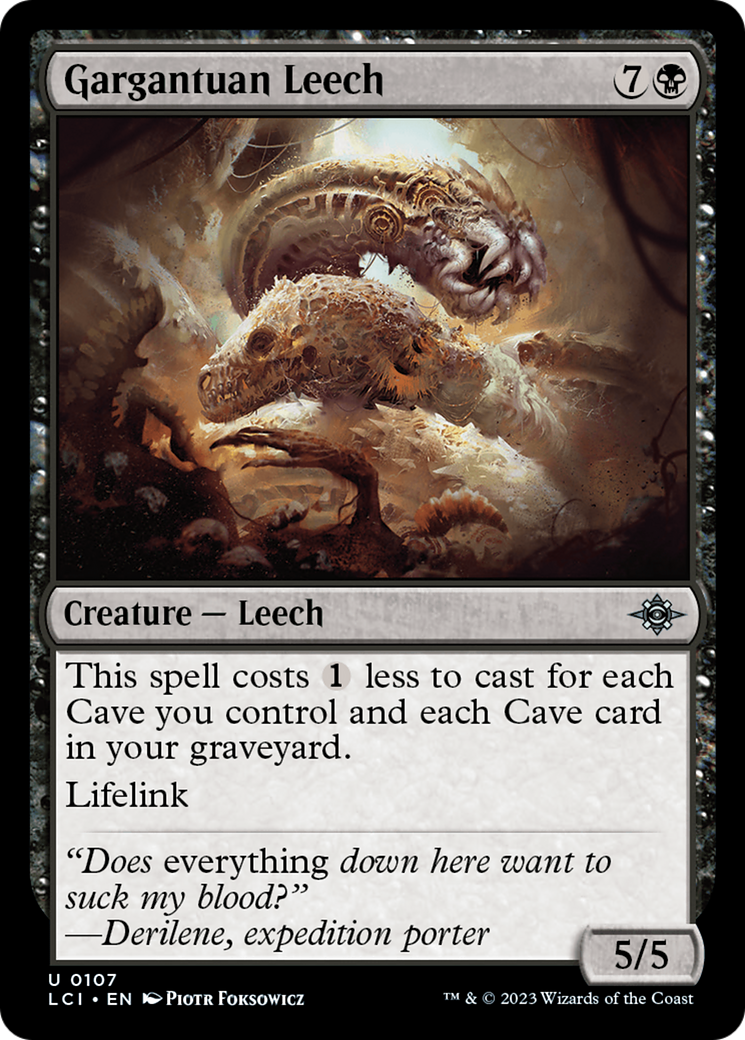 Gargantuan Leech [The Lost Caverns of Ixalan] | Play N Trade Winnipeg