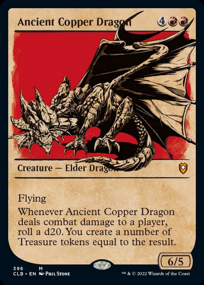 Ancient Copper Dragon (Showcase) [Commander Legends: Battle for Baldur's Gate] | Play N Trade Winnipeg