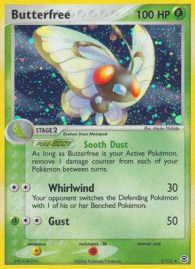 Butterfree (2/112) [EX: FireRed & LeafGreen] | Play N Trade Winnipeg