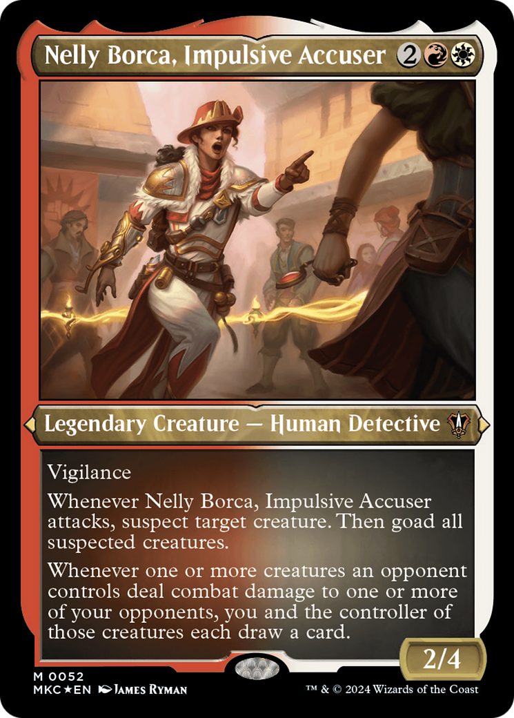 Nelly Borca, Impulsive Accuser (Display Commander) [Murders at Karlov Manor Commander] | Play N Trade Winnipeg