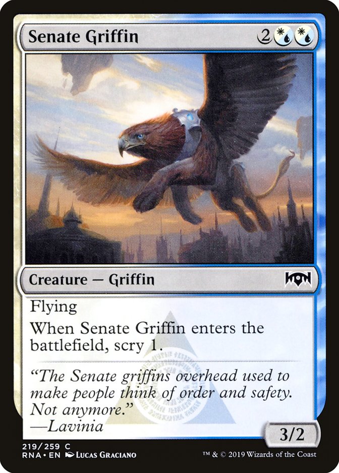 Senate Griffin [Ravnica Allegiance] | Play N Trade Winnipeg