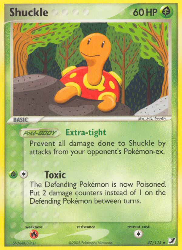 Shuckle (47/115) [EX: Unseen Forces] | Play N Trade Winnipeg