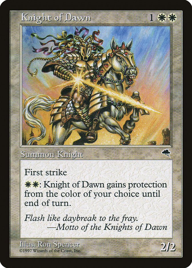 Knight of Dawn [Tempest] | Play N Trade Winnipeg