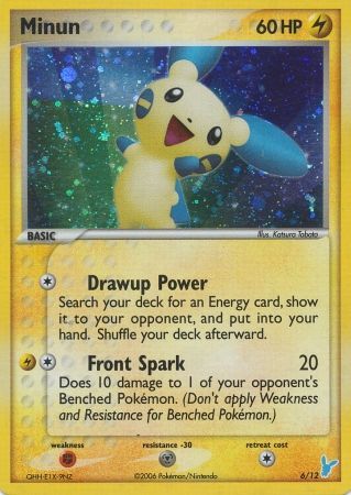 Minun (6/12) [EX: Trainer Kit 2 - Minun] | Play N Trade Winnipeg