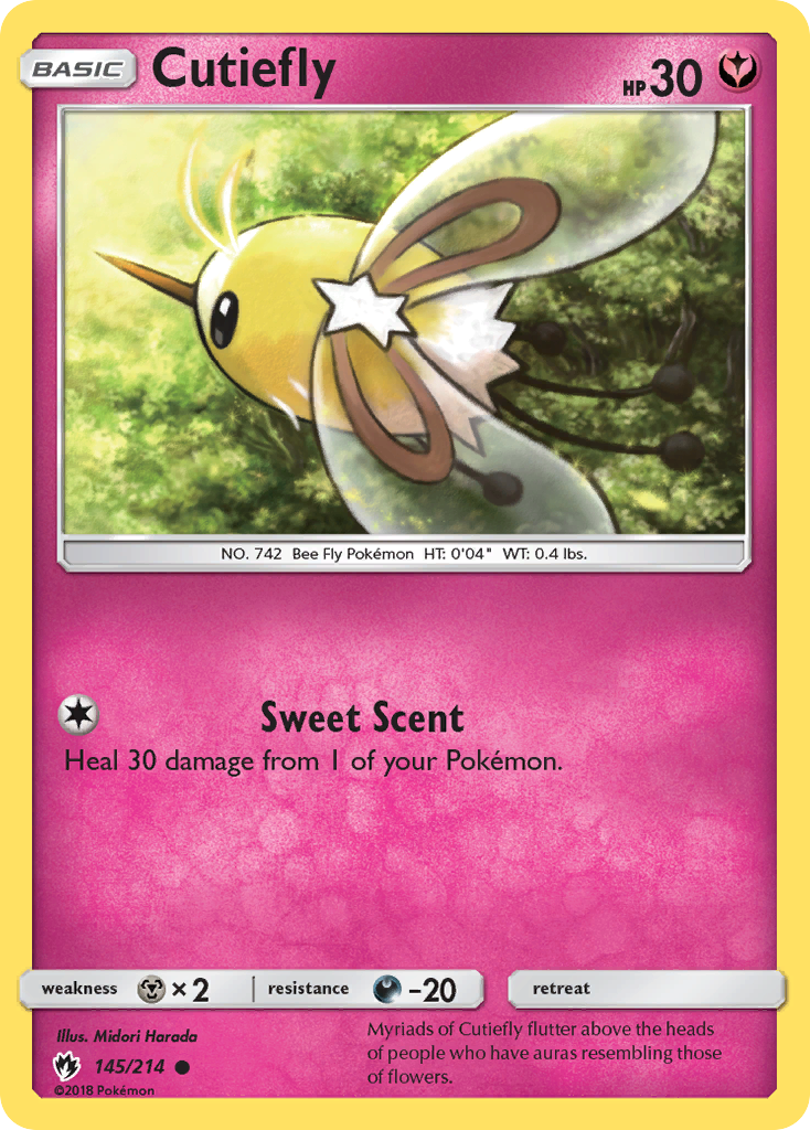 Cutiefly (145/214) [Sun & Moon: Lost Thunder] | Play N Trade Winnipeg