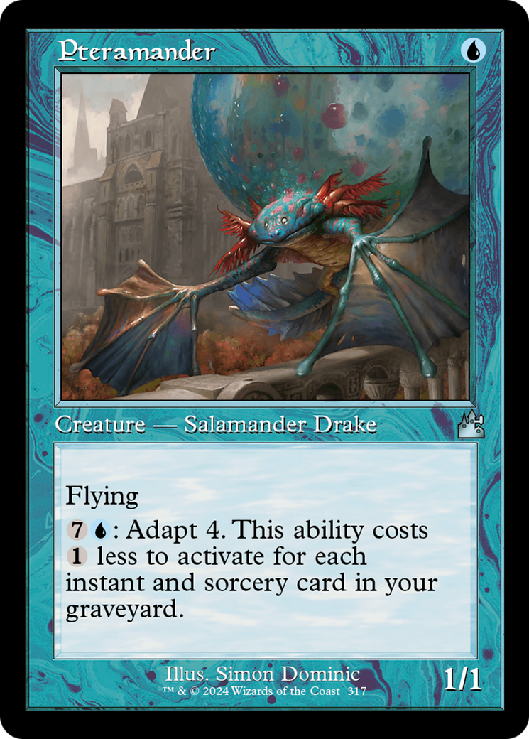 Pteramander (Retro Frame) [Ravnica Remastered] | Play N Trade Winnipeg