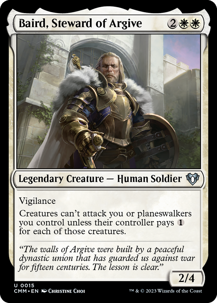 Baird, Steward of Argive [Commander Masters] | Play N Trade Winnipeg