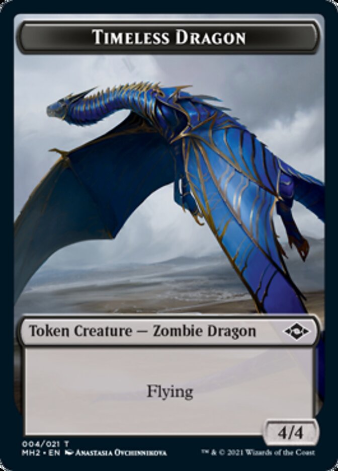 Timeless Dragon Token [Modern Horizons 2 Tokens] | Play N Trade Winnipeg