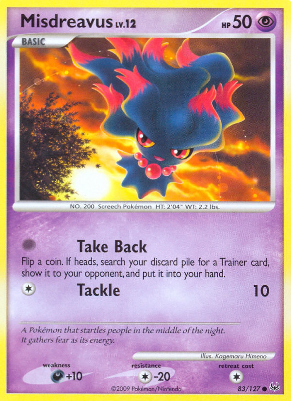 Misdreavus (83/127) [Platinum: Base Set] | Play N Trade Winnipeg