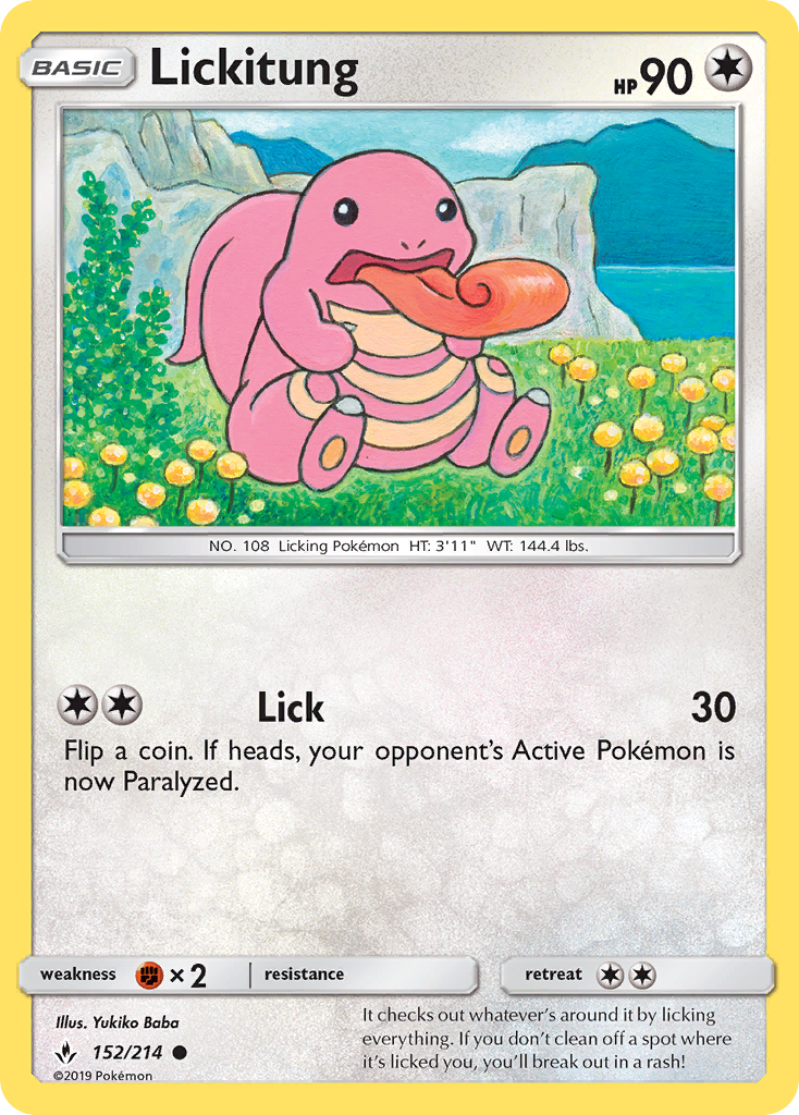 Lickitung (152/214) [Sun & Moon: Unbroken Bonds] | Play N Trade Winnipeg