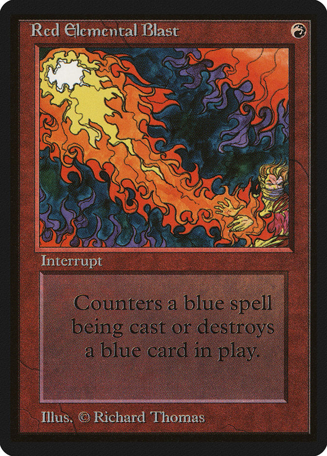 Red Elemental Blast [Limited Edition Beta] | Play N Trade Winnipeg