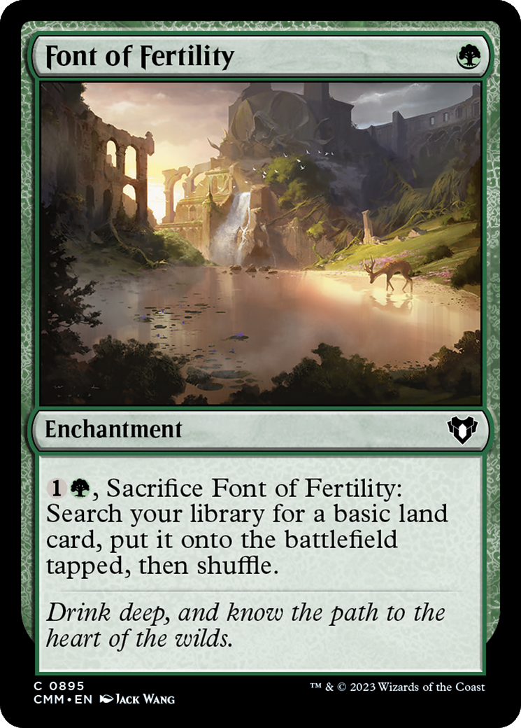 Font of Fertility [Commander Masters] | Play N Trade Winnipeg