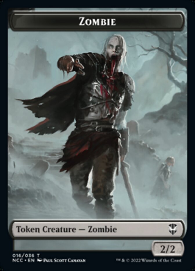 Zombie // Drake Double-sided Token [Streets of New Capenna Commander Tokens] | Play N Trade Winnipeg