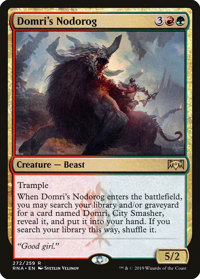Domri's Nodorog [Ravnica Allegiance] | Play N Trade Winnipeg