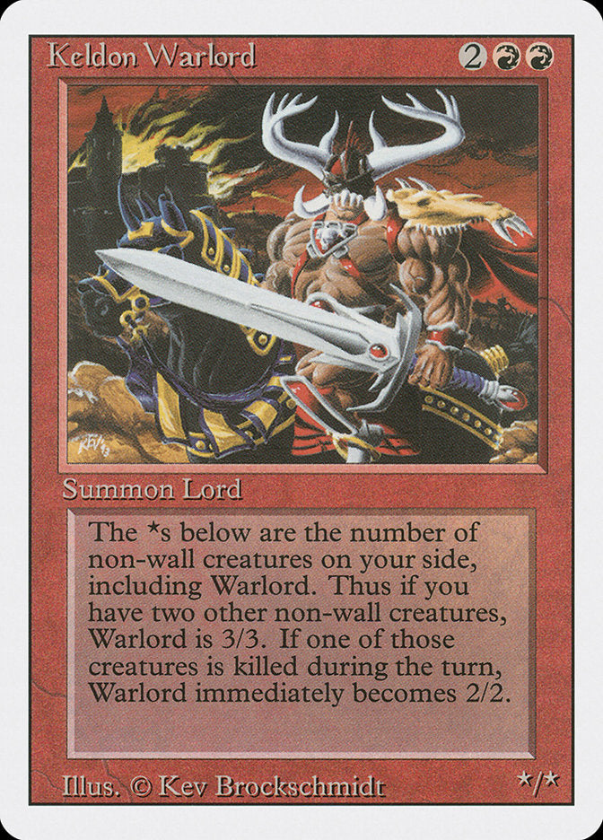 Keldon Warlord [Revised Edition] | Play N Trade Winnipeg