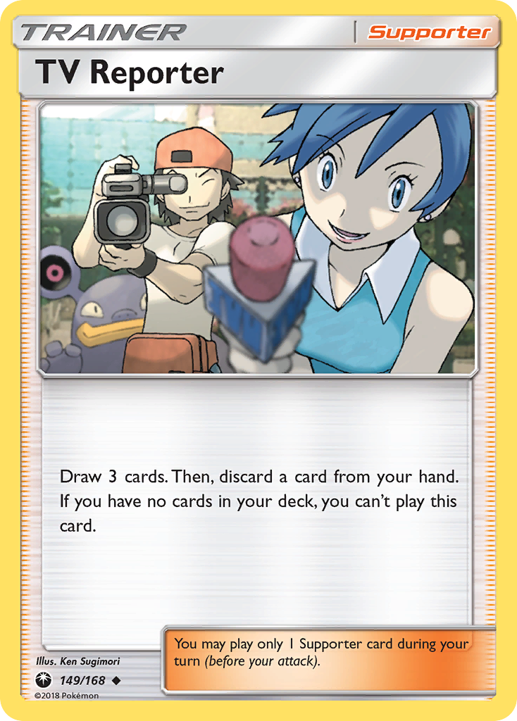 TV Reporter (149/168) [Sun & Moon: Celestial Storm] | Play N Trade Winnipeg