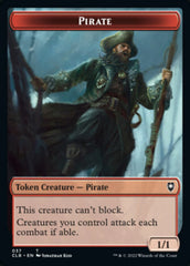 Pirate // Goblin Double-sided Token [Commander Legends: Battle for Baldur's Gate Tokens] | Play N Trade Winnipeg