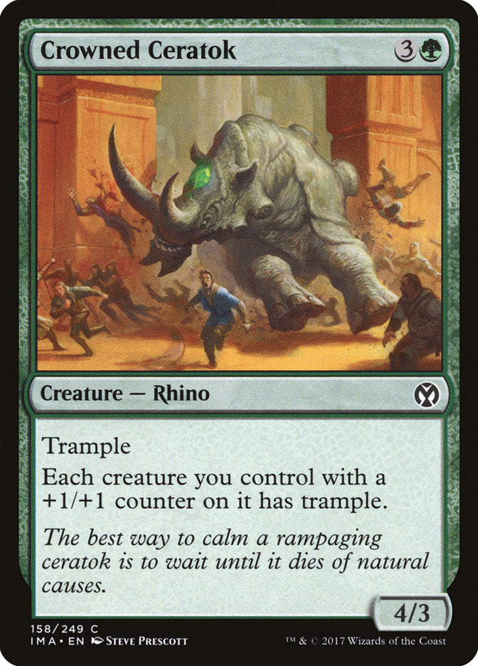 Crowned Ceratok [Iconic Masters] | Play N Trade Winnipeg