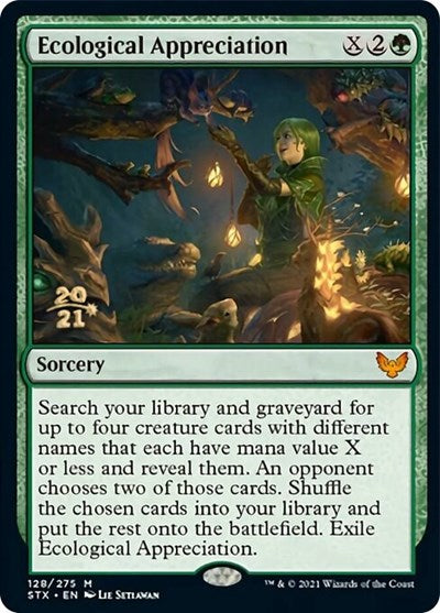 Ecological Appreciation [Strixhaven: School of Mages Prerelease Promos] | Play N Trade Winnipeg