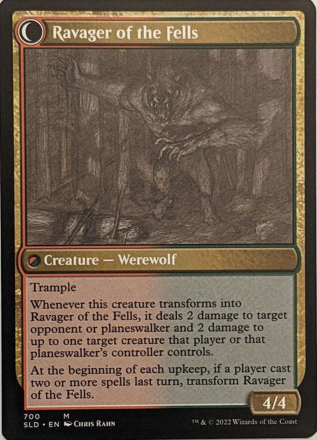 Huntmaster of the Fells // Ravager of the Fells (Sketch) [Secret Lair Drop Promos] | Play N Trade Winnipeg