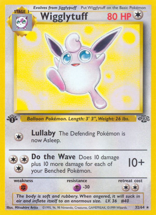 Wigglytuff (32/64) [Jungle 1st Edition] | Play N Trade Winnipeg