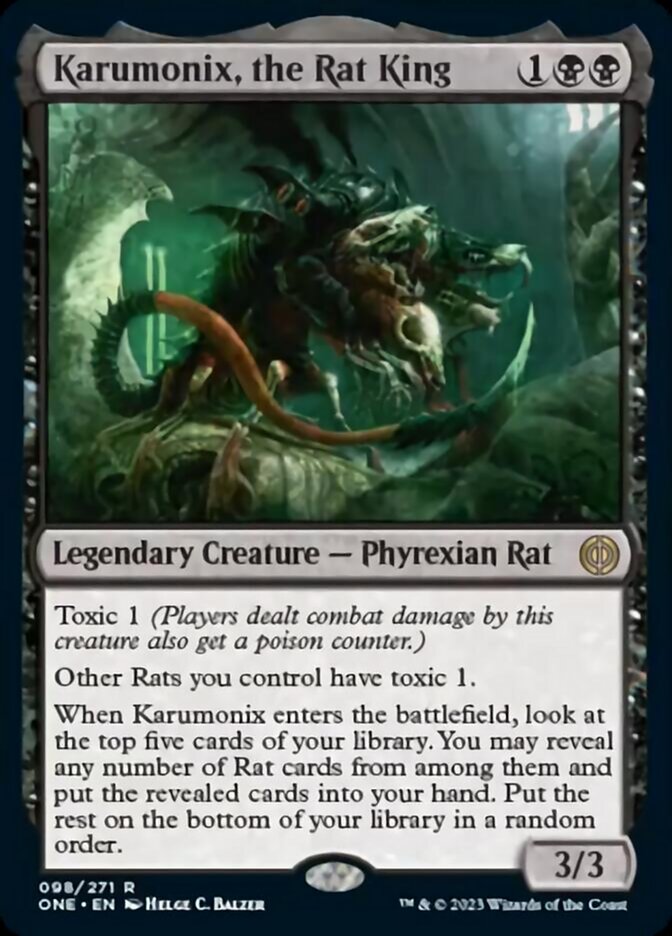 Karumonix, the Rat King [Phyrexia: All Will Be One] | Play N Trade Winnipeg