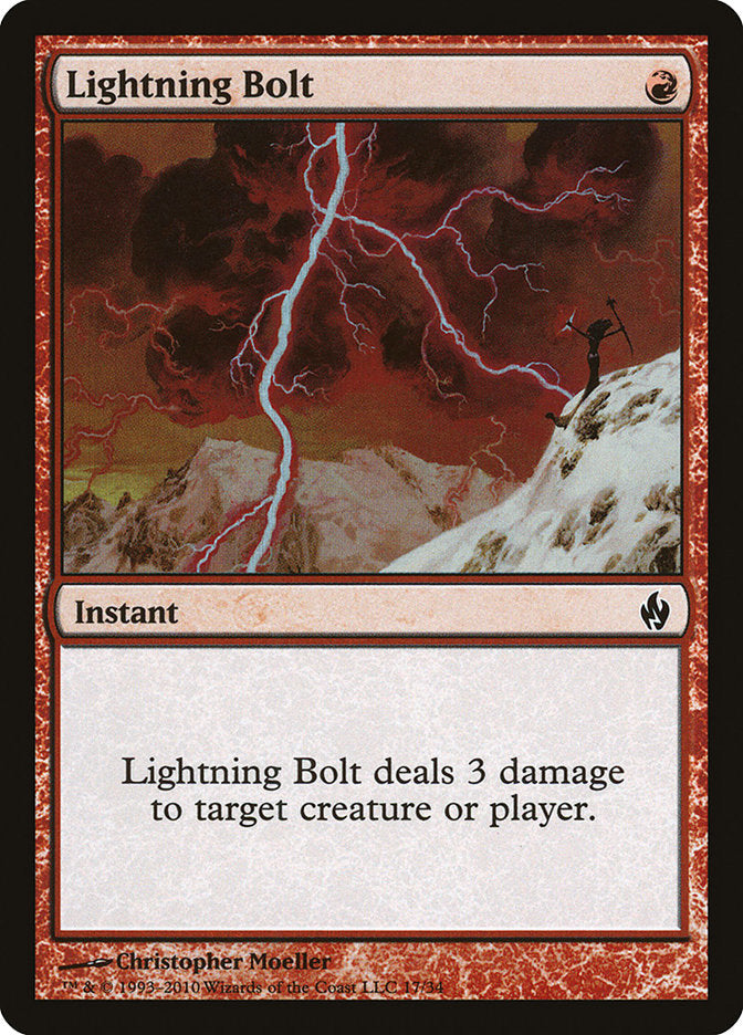 Lightning Bolt [Premium Deck Series: Fire and Lightning] | Play N Trade Winnipeg