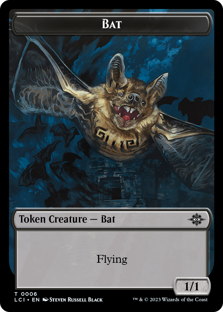 Gnome // Bat Double-Sided Token [The Lost Caverns of Ixalan Tokens] | Play N Trade Winnipeg