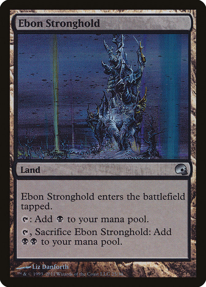 Ebon Stronghold [Premium Deck Series: Graveborn] | Play N Trade Winnipeg