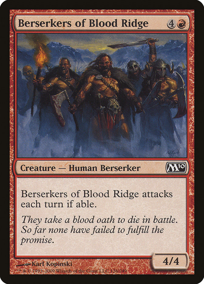 Berserkers of Blood Ridge [Magic 2010] | Play N Trade Winnipeg