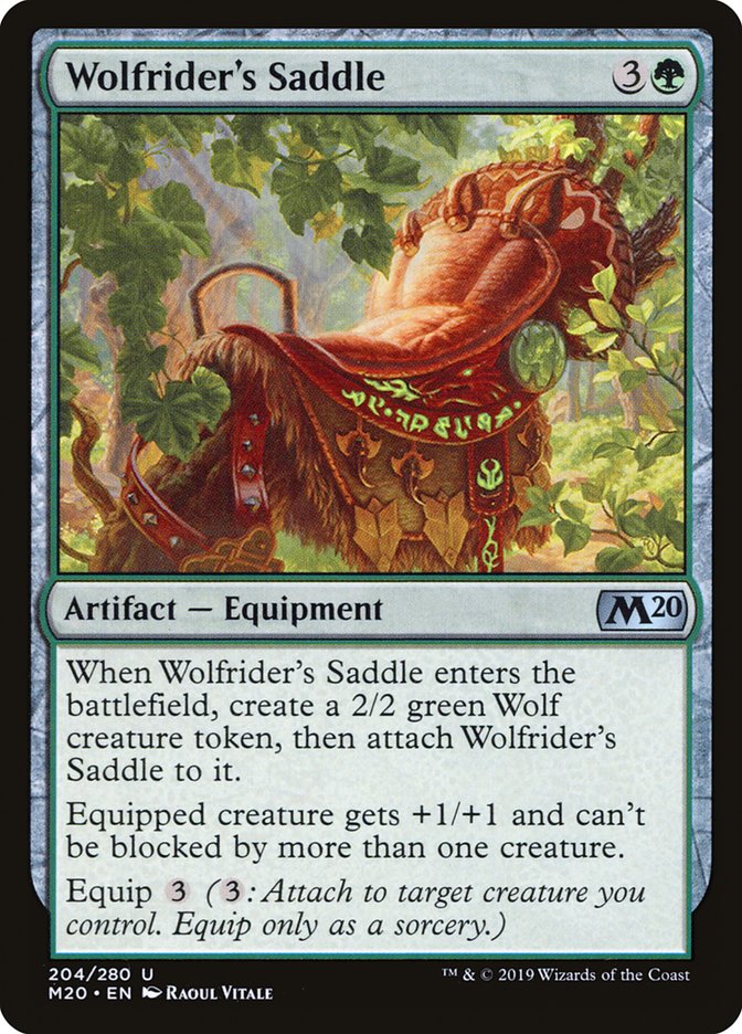 Wolfrider's Saddle [Core Set 2020] | Play N Trade Winnipeg