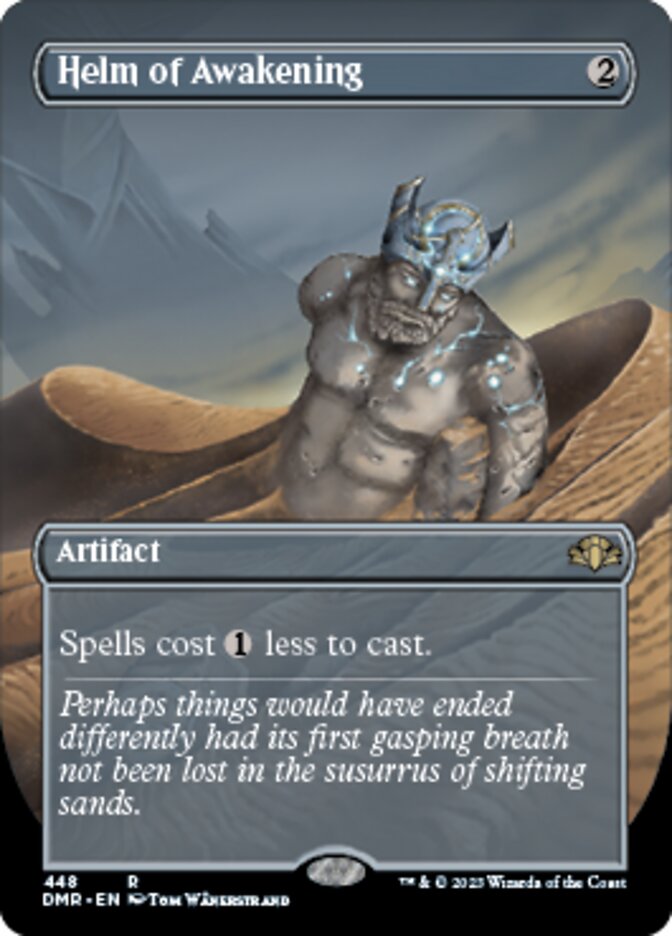 Helm of Awakening (Borderless Alternate Art) [Dominaria Remastered] | Play N Trade Winnipeg