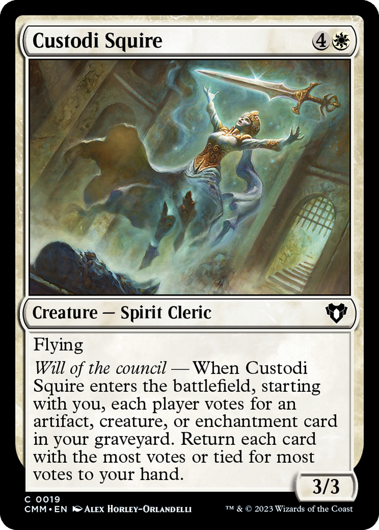 Custodi Squire [Commander Masters] | Play N Trade Winnipeg