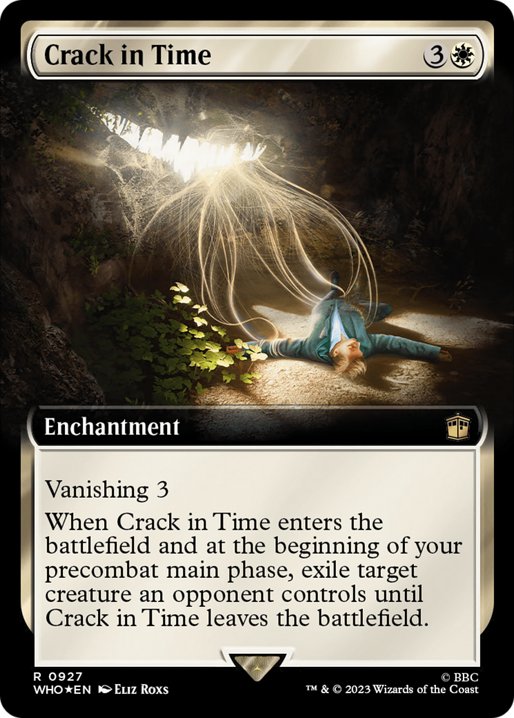 Crack in Time (Extended Art) (Surge Foil) [Doctor Who] | Play N Trade Winnipeg