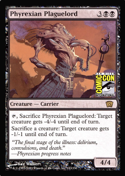 Phyrexian Plaguelord (San Diego Comic Con Oversized) [Oversize Cards] | Play N Trade Winnipeg