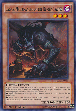 Cagna, Malebranche of the Burning Abyss [SECE-EN084] Rare | Play N Trade Winnipeg
