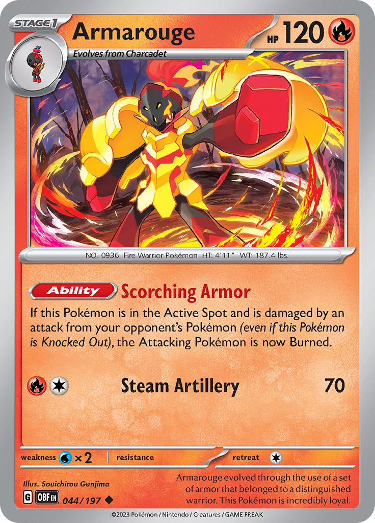 Armarouge (044/197) [Scarlet & Violet: Obsidian Flames] | Play N Trade Winnipeg