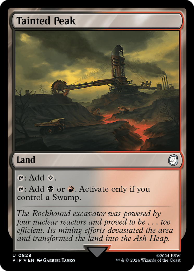 Tainted Peak (Surge Foil) [Fallout] | Play N Trade Winnipeg