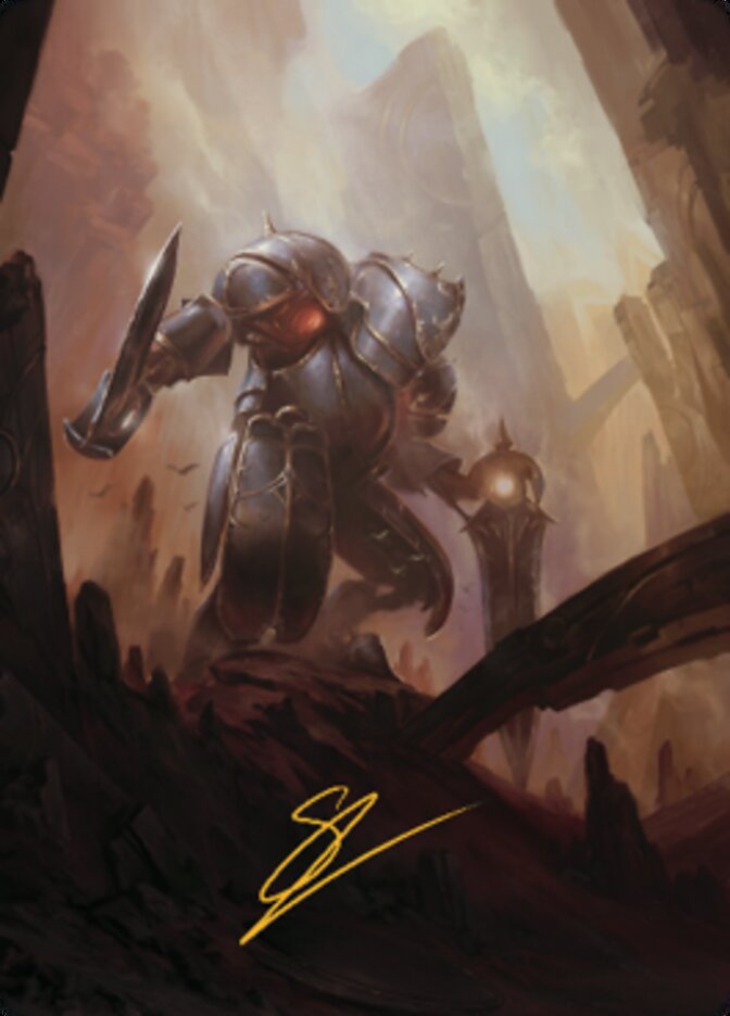 Mountain Art Card (Gold-Stamped Signature) [The Brothers' War Art Series] | Play N Trade Winnipeg
