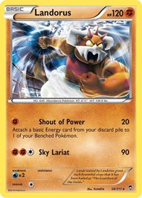 Landorus (58/111) (Theme Deck Exclusive) [XY: Furious Fists] | Play N Trade Winnipeg