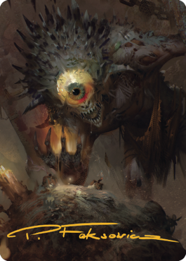Nothic Art Card (Gold-Stamped Signature) [Commander Legends: Battle for Baldur's Gate Art Series] | Play N Trade Winnipeg
