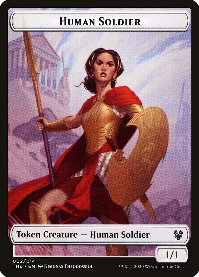 Human Soldier [Theros Beyond Death Tokens] | Play N Trade Winnipeg