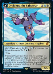 Cyclonus, the Saboteur // Cyclonus, Cybertronian Fighter [Universes Beyond: Transformers] | Play N Trade Winnipeg