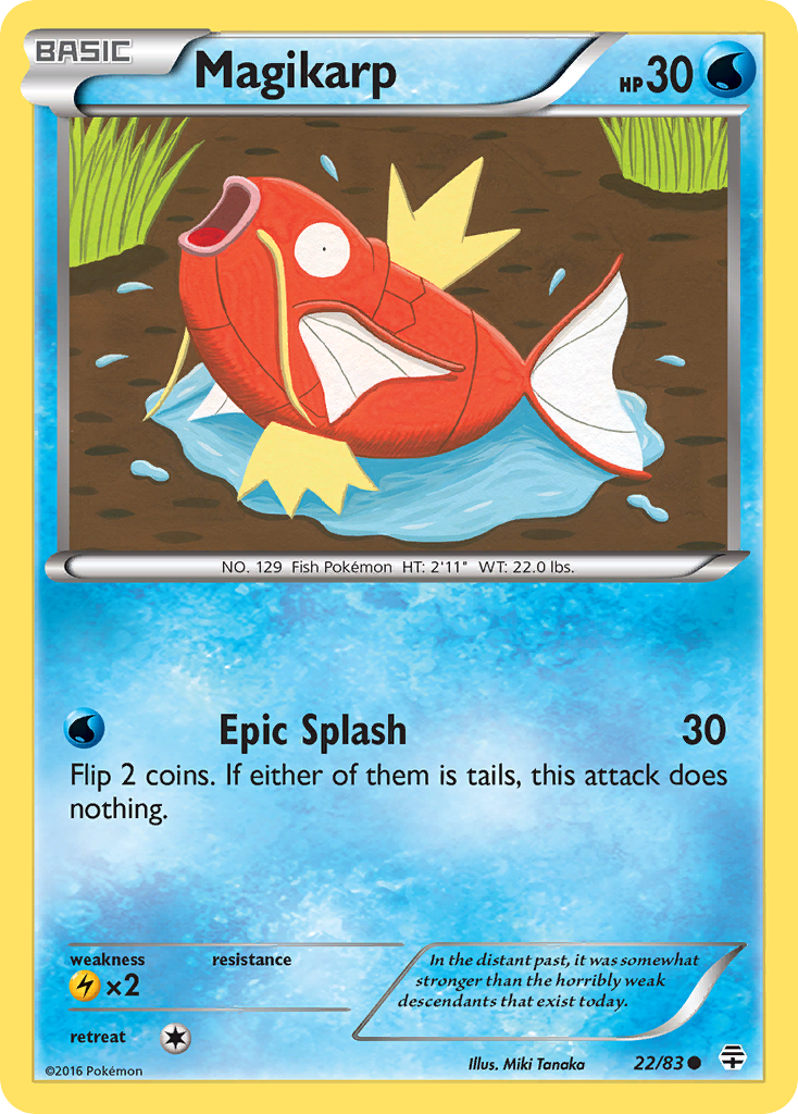 Magikarp (22/83) [XY: Generations] | Play N Trade Winnipeg