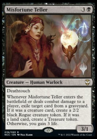 Misfortune Teller (Promo Pack) [Streets of New Capenna Commander Promos] | Play N Trade Winnipeg