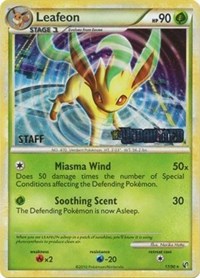 Leafeon (17/90) (Prerelease Promo) [Staff] [Nintendo: Black Star Promos] | Play N Trade Winnipeg